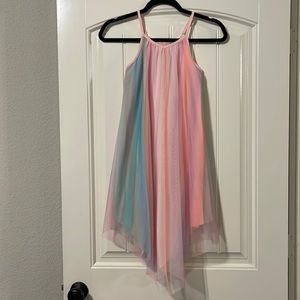 Girls cat & jack multi color dress size 6/6x